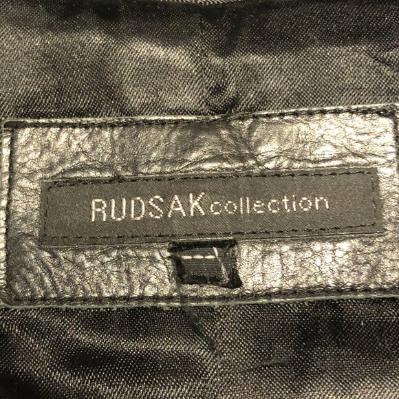 Rudsak Women’s Leather Trench Coat: Leather accents and heavier styling. - Picture 5 of 5